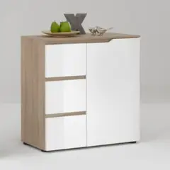 GENERICO - Mueble de Cocina Practico Leyla 3 Cajones 1 Puerta R&R MUEBLES