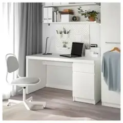R&R MUEBLES - Escritorio Práctico y Moderno Thalía color Blanco RR MUEBLES
