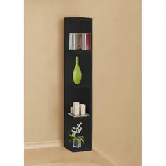 GENERICO - Estante Esquinero Moderno Hishikawa Negro R&R MUEBLES