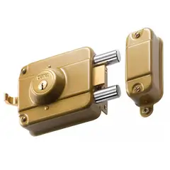 GENERICO - Chapa cerradura SUPER 900, 3 golpes BLINDADA CANTOL