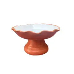 ACHALLAY ARTESANIA DE BARRO - Frutero Cerámica 23 cm