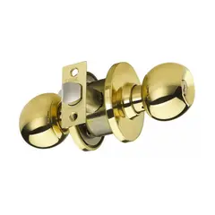 GENERICO - CHAPA BOLA Cerradura de Pomo para baño DORADO Cantol