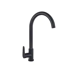 IMPORTADO MC - Grifería tipo Ganso para Cocina Acero 304 Negro Mate