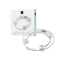 RYBIU IMPORT - Medidor Circular de Peso en Transparente Y+Post-it Adhesivos
