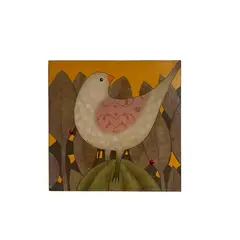 MAP DESIGN HOME - Cuadro Decorativo al Óleo Ave Natural II 64x64 cm