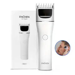 ENCHEN - Recortadora de Cabello Boost 2 Inalambrico 5W Blanco