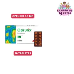 GENERICO - Oprurix de 3.6 mg x 20 Tabletas