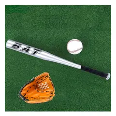 RYBIU IMPORT - Set Beisbol Compacto y Potartil Plateado Y+Regalo Stickers
