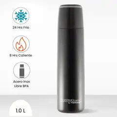 THERMOS - Termo de Bebida Negro 1l