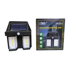 GENERICO - LÁMPARA FOCO SOLAR DE PARED SENSOR MOVIMIENTO EXTERIORES RECARGABLE