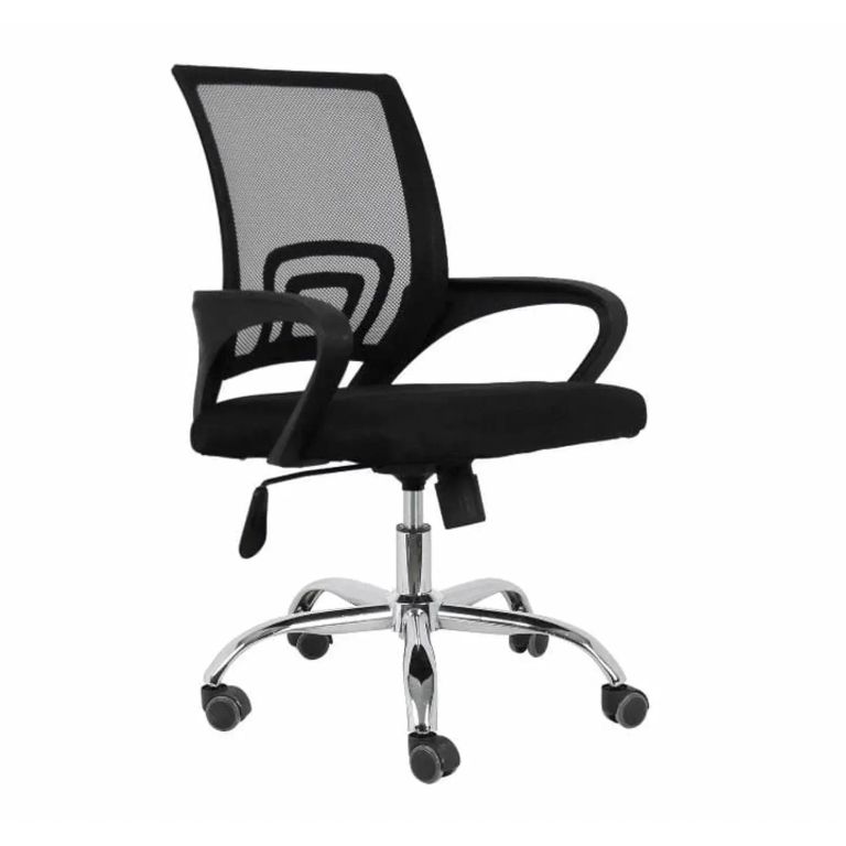 Silla De Oficina Ergonómica Basculante Nova- Negro