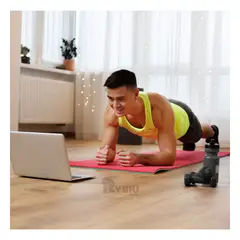 RYBIU IMPORT - Tapete de Yoga 6mm Color Rosado Y+Gift MiniAgenda