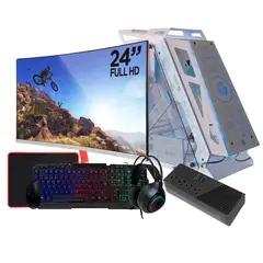 AMD - Computadora PC GAMER RYZEN 7 5700G RAM 16GB SSD 512GB MONITOR 24" FULL HD