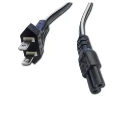 TRAUTECH - CABLE DE PODER TIPO 8 DE 1.80 METROS CALIBRE 2X18 AWG 10A