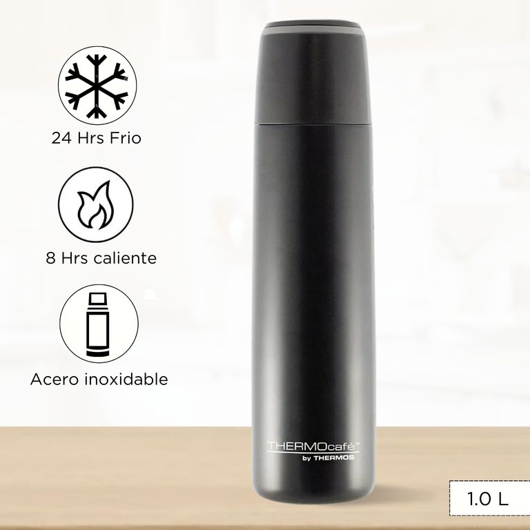 Termo de Bebida Negro 1 L Thermos