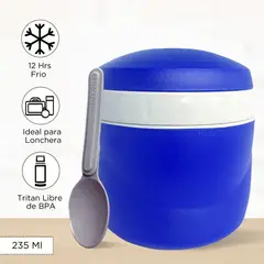 THERMOS - Conservador de comida para niños Snack Jar 235 Ml AZUL