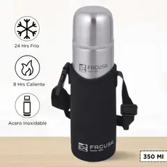 FACUSA - Termo de Bebida con Funda 350 Ml