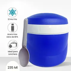THERMOS - Conservador de Comida para Niños Snack Jar 235ml Azul