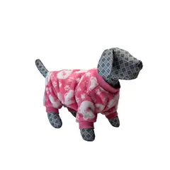 TUPET SHOP - Pijama de Felpa Hipoalergénica Oso Rosado Talla 0