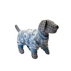 TUPET SHOP - Pijama de Felpa Hipoalergénica Oso Celeste Talla 1