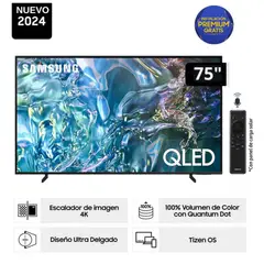 SAMSUNG - Televisor Smart TV 75 QLED 4K QN75Q60DAGXPE