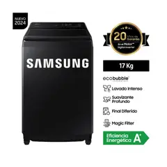 SAMSUNG - LAVADORA ECOBUBBLE 17KG WA17CG6441BVPE Negro