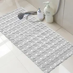 CONTACT - Piso Antideslizante para Baño Con-Tact® Piedras Grisáceas 69 x 39 cm