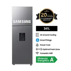 SAMSUNG - REFRIGERADORA 341L TOP MOUNT FREEZER ALL AROUND COOLING - RT35DG5720S9 SILVER