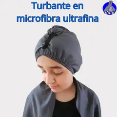 GENERICO - Turbante de baño en microfibra ultrafina