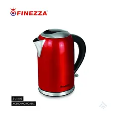 FINEZZA - Hervidor Eléctrico FZ-630H De 2 Litros Rojo