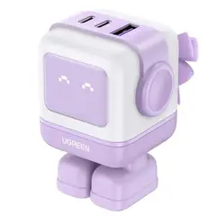 UGREEN - Cargador 2 USB C NEXODE Carga Rápida 65W - Violeta