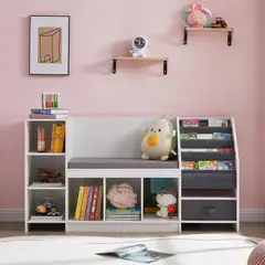 GENERICO - Estante Organizador de Libros Infantil Gaby Blanco Petrox Home