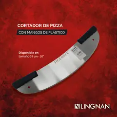 TIGERBEE - CORTADOR DE PIZZA CON MANGOS DE PLASTICO
