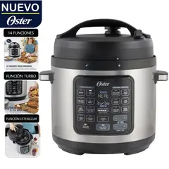 OSTER - Multiolla Turbo DiamondForce 14 Funciones 5.7 L CKSTPCECT57DF.
