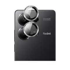 SPACE - MICA DE CAMARA ARO PARA REDMI NOTE 13 PRO 4G - PLATEADO