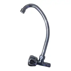 APACHE - Grifo Cocina de Pared Asta Fija Pomo Caño Cromado