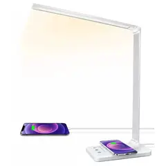 HOME LIGHT - Lampara de escritorio led con cargador inalambrico