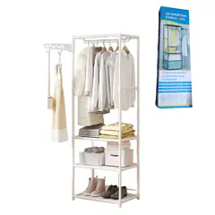 GENERICO - Organizador Colgador de Ropa Armable BLANCO