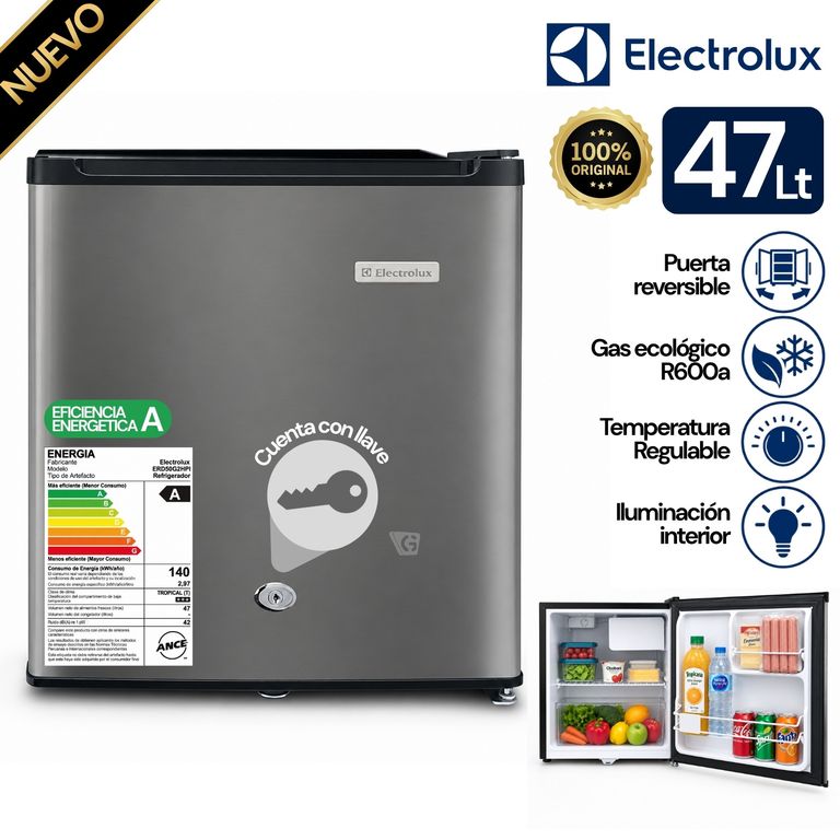 Frigobar Electrolux 47 lt ERD50G2HPI Inox