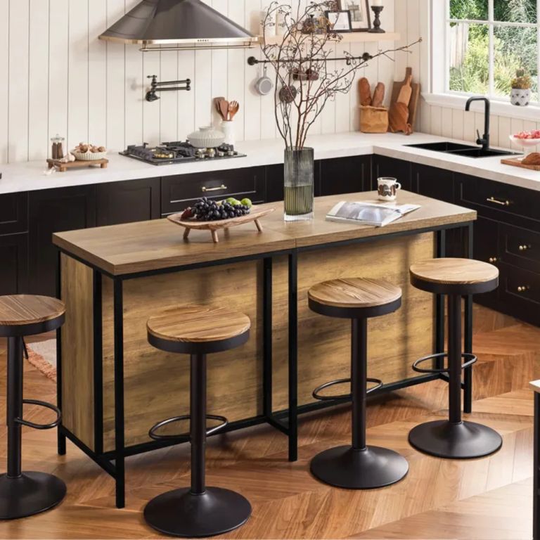 Isla de Cocina Moderna Risner Marron R&R MUBLES
