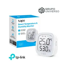 TP LINK - Detector de Temperatura y Humedad Tapo T315 Tp-Link Gran Precision Pantalla 27