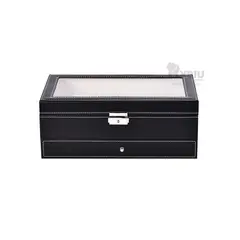 RYBIU IMPORT - Caja para Guardar Relojes de Tono Negro Y+Post-it Adhesivos