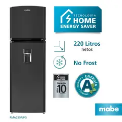 MABE - Refrigeradora No Frost 220 Lts Netos Grafito RMA230PJPG
