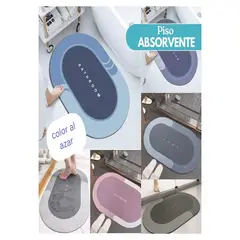 GENERICO - Piso Alfombra Absorbente de Secado Rápido Antideslizante