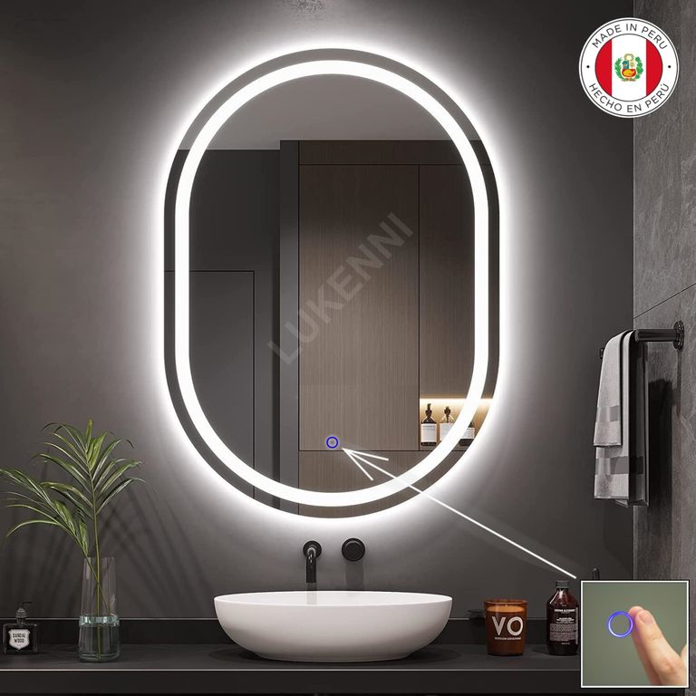 Espejo LED Tactil 50x70 cm ROMA 3 tonos