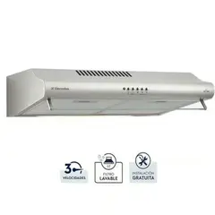ELECTROLUX - Campana Empotrable 60 cm Eléctrica Tradicional EJSE242TBIS