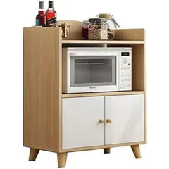 R&R MUEBLES - Mueble de Microondas Practico Ericka 2 Puertas R&R MUEBLES