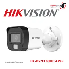 HIKVISION - Cámara minibala con audio, luz e híbrida inteligente 3K HK-DS2CE16K0T-LPFS