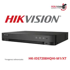 HIKVISION - DVR 8 Canales + 2 Canales IP / 5 Megapixel Lite – 3K Lite HK-IDS7208HQHI-M1/XT