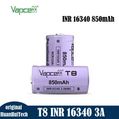 GENERICO - Baterías Recargables CR123A 3,7 v  Litio 16340